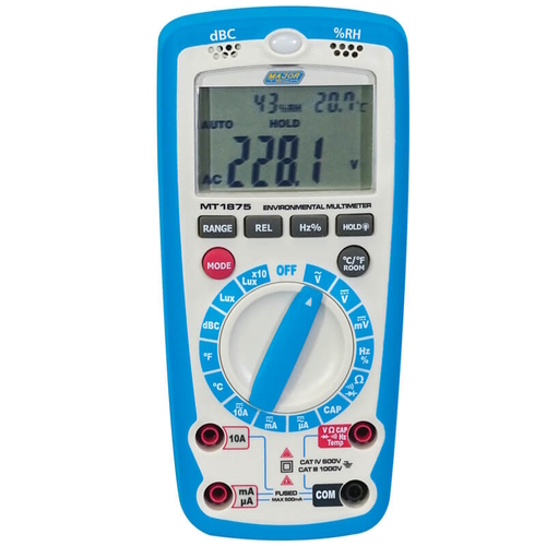 MajorTech MT1875 6-in-1 Environmental Multimeter